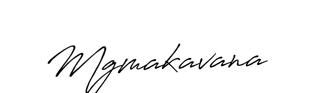 How to make Mgmakavana signature? Antro_Vectra_Bolder is a professional autograph style. Create handwritten signature for Mgmakavana name. Mgmakavana signature style 7 images and pictures png