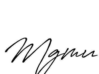 Use a signature maker to create a handwritten signature online. With this signature software, you can design (Antro_Vectra_Bolder) your own signature for name Mgmu. Mgmu signature style 7 images and pictures png