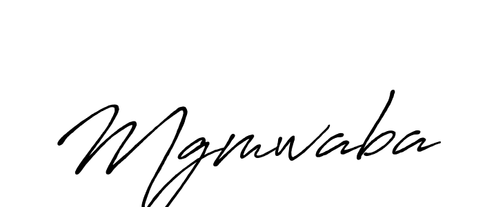 Make a beautiful signature design for name Mgmwaba. With this signature (Antro_Vectra_Bolder) style, you can create a handwritten signature for free. Mgmwaba signature style 7 images and pictures png