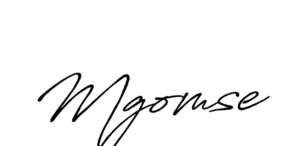 Use a signature maker to create a handwritten signature online. With this signature software, you can design (Antro_Vectra_Bolder) your own signature for name Mgomse. Mgomse signature style 7 images and pictures png