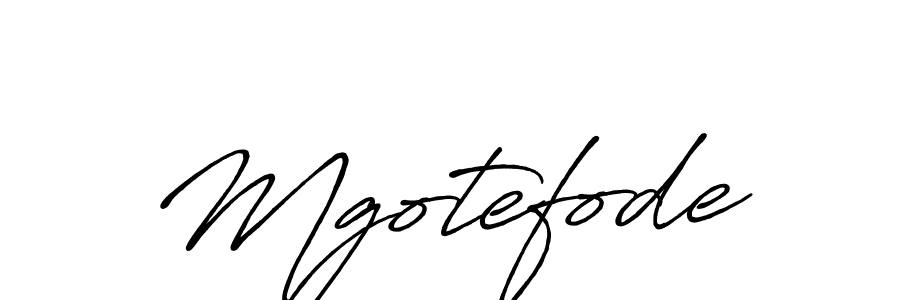 Make a beautiful signature design for name Mgotefode. With this signature (Antro_Vectra_Bolder) style, you can create a handwritten signature for free. Mgotefode signature style 7 images and pictures png