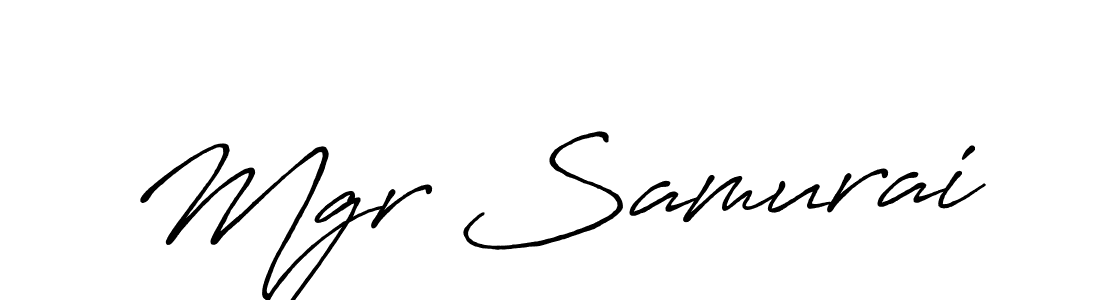Once you've used our free online signature maker to create your best signature Antro_Vectra_Bolder style, it's time to enjoy all of the benefits that Mgr Samurai name signing documents. Mgr Samurai signature style 7 images and pictures png