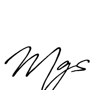 Create a beautiful signature design for name Mgs. With this signature (Antro_Vectra_Bolder) fonts, you can make a handwritten signature for free. Mgs signature style 7 images and pictures png