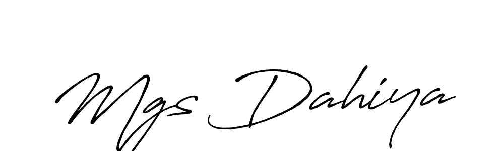 Make a short Mgs Dahiya signature style. Manage your documents anywhere anytime using Antro_Vectra_Bolder. Create and add eSignatures, submit forms, share and send files easily. Mgs Dahiya signature style 7 images and pictures png