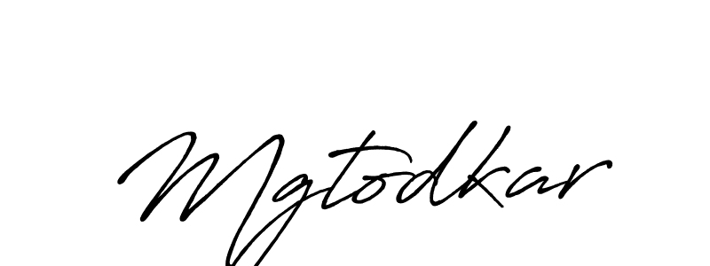 Antro_Vectra_Bolder is a professional signature style that is perfect for those who want to add a touch of class to their signature. It is also a great choice for those who want to make their signature more unique. Get Mgtodkar name to fancy signature for free. Mgtodkar signature style 7 images and pictures png