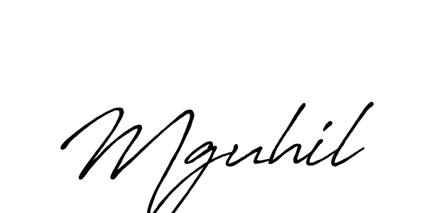 Design your own signature with our free online signature maker. With this signature software, you can create a handwritten (Antro_Vectra_Bolder) signature for name Mguhil. Mguhil signature style 7 images and pictures png