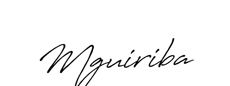 How to make Mguiriba name signature. Use Antro_Vectra_Bolder style for creating short signs online. This is the latest handwritten sign. Mguiriba signature style 7 images and pictures png