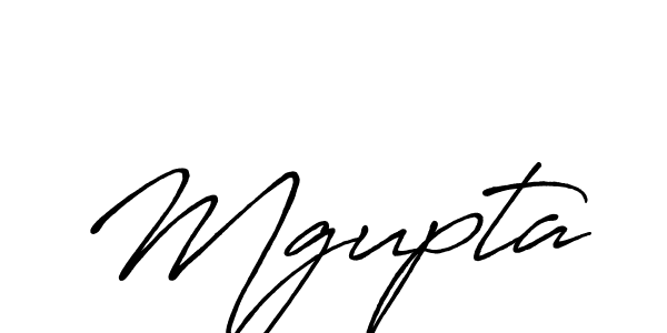 Mgupta stylish signature style. Best Handwritten Sign (Antro_Vectra_Bolder) for my name. Handwritten Signature Collection Ideas for my name Mgupta. Mgupta signature style 7 images and pictures png