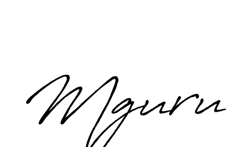 Antro_Vectra_Bolder is a professional signature style that is perfect for those who want to add a touch of class to their signature. It is also a great choice for those who want to make their signature more unique. Get Mguru name to fancy signature for free. Mguru signature style 7 images and pictures png