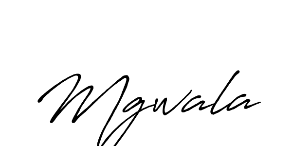 How to make Mgwala name signature. Use Antro_Vectra_Bolder style for creating short signs online. This is the latest handwritten sign. Mgwala signature style 7 images and pictures png