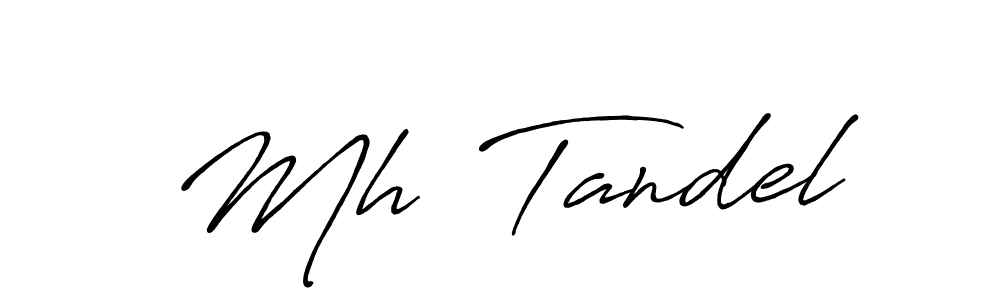 How to Draw Mh  Tandel signature style? Antro_Vectra_Bolder is a latest design signature styles for name Mh  Tandel. Mh  Tandel signature style 7 images and pictures png
