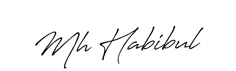 Best and Professional Signature Style for Mh Habibul. Antro_Vectra_Bolder Best Signature Style Collection. Mh Habibul signature style 7 images and pictures png