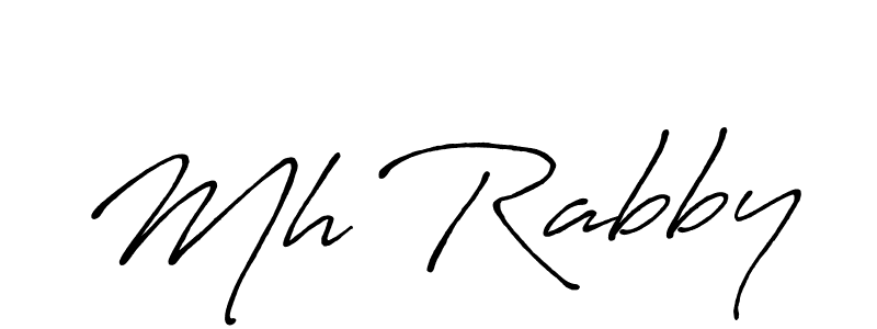 Once you've used our free online signature maker to create your best signature Antro_Vectra_Bolder style, it's time to enjoy all of the benefits that Mh Rabby name signing documents. Mh Rabby signature style 7 images and pictures png