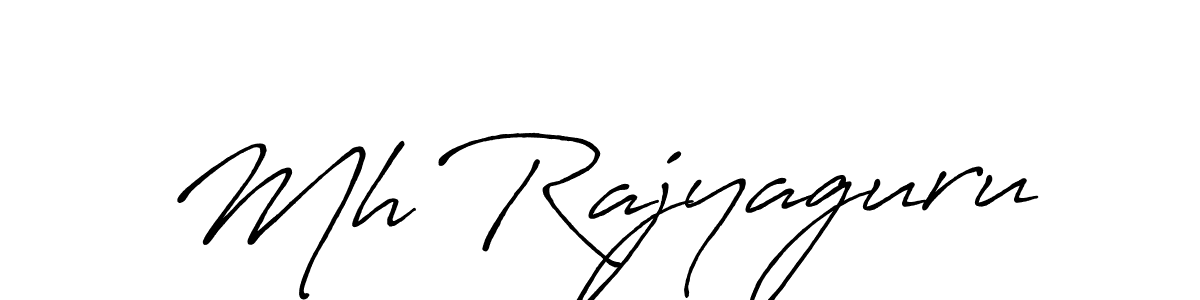 Similarly Antro_Vectra_Bolder is the best handwritten signature design. Signature creator online .You can use it as an online autograph creator for name Mh Rajyaguru. Mh Rajyaguru signature style 7 images and pictures png
