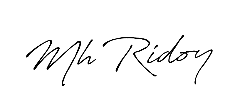 Make a short Mh Ridoy signature style. Manage your documents anywhere anytime using Antro_Vectra_Bolder. Create and add eSignatures, submit forms, share and send files easily. Mh Ridoy signature style 7 images and pictures png