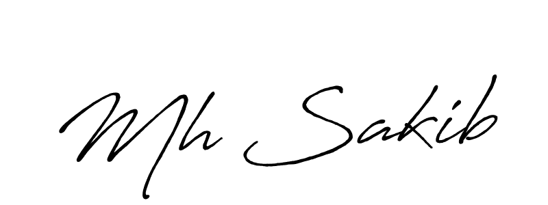 if you are searching for the best signature style for your name Mh Sakib. so please give up your signature search. here we have designed multiple signature styles  using Antro_Vectra_Bolder. Mh Sakib signature style 7 images and pictures png