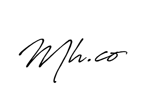 You can use this online signature creator to create a handwritten signature for the name Mh.co. This is the best online autograph maker. Mh.co signature style 7 images and pictures png