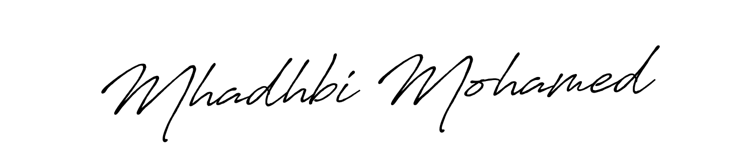 It looks lik you need a new signature style for name Mhadhbi Mohamed. Design unique handwritten (Antro_Vectra_Bolder) signature with our free signature maker in just a few clicks. Mhadhbi Mohamed signature style 7 images and pictures png