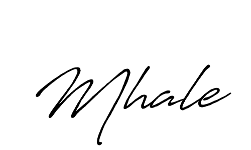 Design your own signature with our free online signature maker. With this signature software, you can create a handwritten (Antro_Vectra_Bolder) signature for name Mhale. Mhale signature style 7 images and pictures png