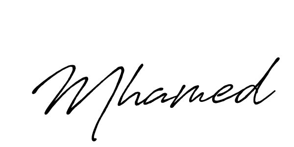 Also we have Mhamed name is the best signature style. Create professional handwritten signature collection using Antro_Vectra_Bolder autograph style. Mhamed signature style 7 images and pictures png