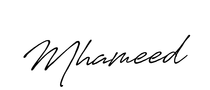 Also You can easily find your signature by using the search form. We will create Mhameed name handwritten signature images for you free of cost using Antro_Vectra_Bolder sign style. Mhameed signature style 7 images and pictures png