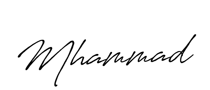 Mhammad stylish signature style. Best Handwritten Sign (Antro_Vectra_Bolder) for my name. Handwritten Signature Collection Ideas for my name Mhammad. Mhammad signature style 7 images and pictures png
