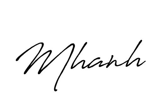 Antro_Vectra_Bolder is a professional signature style that is perfect for those who want to add a touch of class to their signature. It is also a great choice for those who want to make their signature more unique. Get Mhanh name to fancy signature for free. Mhanh signature style 7 images and pictures png