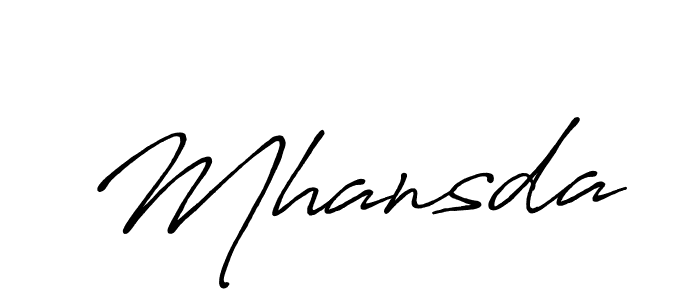 Also You can easily find your signature by using the search form. We will create Mhansda name handwritten signature images for you free of cost using Antro_Vectra_Bolder sign style. Mhansda signature style 7 images and pictures png
