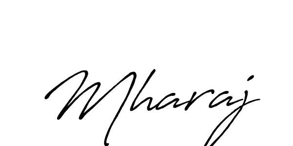 How to make Mharaj signature? Antro_Vectra_Bolder is a professional autograph style. Create handwritten signature for Mharaj name. Mharaj signature style 7 images and pictures png