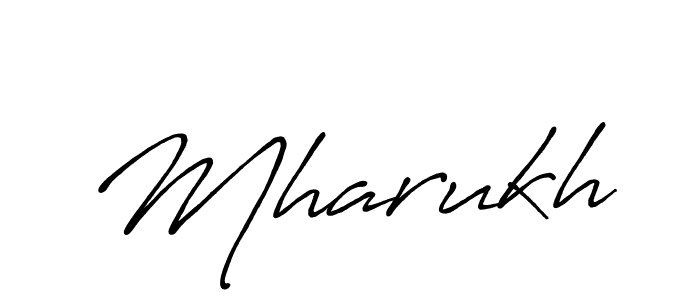 Also we have Mharukh name is the best signature style. Create professional handwritten signature collection using Antro_Vectra_Bolder autograph style. Mharukh signature style 7 images and pictures png