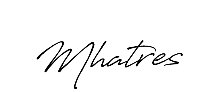 Similarly Antro_Vectra_Bolder is the best handwritten signature design. Signature creator online .You can use it as an online autograph creator for name Mhatres. Mhatres signature style 7 images and pictures png