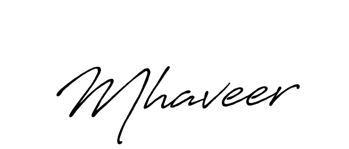 Mhaveer stylish signature style. Best Handwritten Sign (Antro_Vectra_Bolder) for my name. Handwritten Signature Collection Ideas for my name Mhaveer. Mhaveer signature style 7 images and pictures png