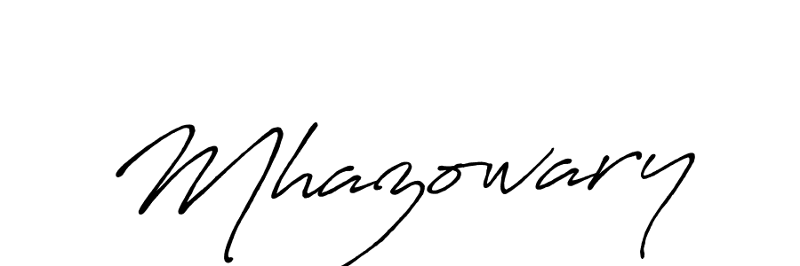 You can use this online signature creator to create a handwritten signature for the name Mhazowary. This is the best online autograph maker. Mhazowary signature style 7 images and pictures png