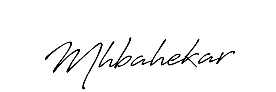 The best way (Antro_Vectra_Bolder) to make a short signature is to pick only two or three words in your name. The name Mhbahekar include a total of six letters. For converting this name. Mhbahekar signature style 7 images and pictures png