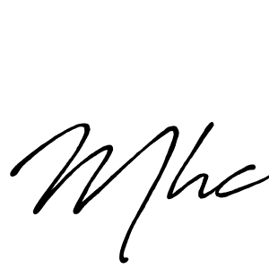 It looks lik you need a new signature style for name Mhc. Design unique handwritten (Antro_Vectra_Bolder) signature with our free signature maker in just a few clicks. Mhc signature style 7 images and pictures png
