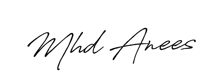You should practise on your own different ways (Antro_Vectra_Bolder) to write your name (Mhd Anees) in signature. don't let someone else do it for you. Mhd Anees signature style 7 images and pictures png