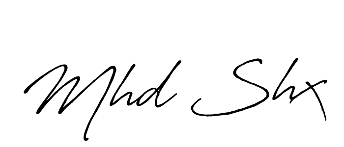 You should practise on your own different ways (Antro_Vectra_Bolder) to write your name (Mhd Shx) in signature. don't let someone else do it for you. Mhd Shx signature style 7 images and pictures png