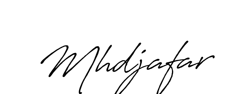 It looks lik you need a new signature style for name Mhdjafar. Design unique handwritten (Antro_Vectra_Bolder) signature with our free signature maker in just a few clicks. Mhdjafar signature style 7 images and pictures png
