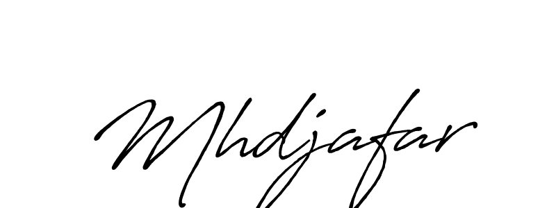 It looks lik you need a new signature style for name Mhdjafar. Design unique handwritten (Antro_Vectra_Bolder) signature with our free signature maker in just a few clicks. Mhdjafar signature style 7 images and pictures png