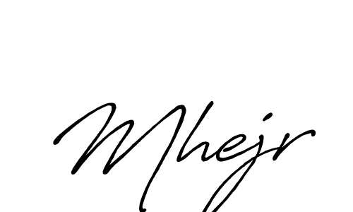 Make a beautiful signature design for name Mhejr. Use this online signature maker to create a handwritten signature for free. Mhejr signature style 7 images and pictures png
