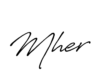 Once you've used our free online signature maker to create your best signature Antro_Vectra_Bolder style, it's time to enjoy all of the benefits that Mher name signing documents. Mher signature style 7 images and pictures png