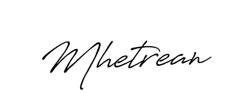 Make a beautiful signature design for name Mhetrean. Use this online signature maker to create a handwritten signature for free. Mhetrean signature style 7 images and pictures png