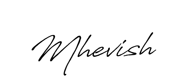 How to make Mhevish signature? Antro_Vectra_Bolder is a professional autograph style. Create handwritten signature for Mhevish name. Mhevish signature style 7 images and pictures png
