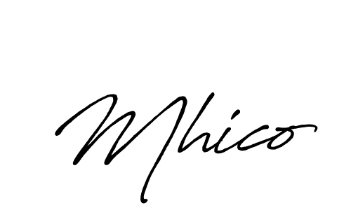 if you are searching for the best signature style for your name Mhico. so please give up your signature search. here we have designed multiple signature styles  using Antro_Vectra_Bolder. Mhico signature style 7 images and pictures png