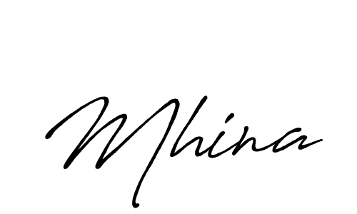 How to Draw Mhina signature style? Antro_Vectra_Bolder is a latest design signature styles for name Mhina. Mhina signature style 7 images and pictures png