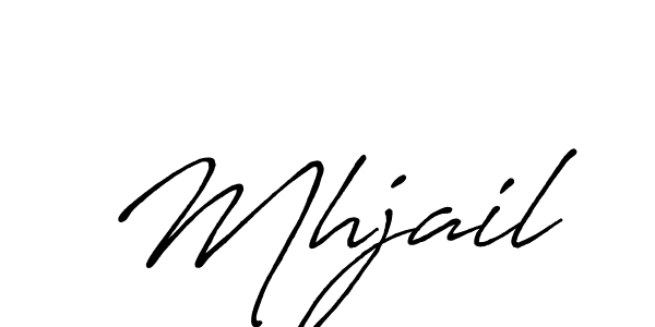 Make a beautiful signature design for name Mhjail. Use this online signature maker to create a handwritten signature for free. Mhjail signature style 7 images and pictures png