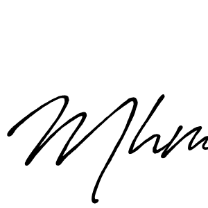 It looks lik you need a new signature style for name Mhm. Design unique handwritten (Antro_Vectra_Bolder) signature with our free signature maker in just a few clicks. Mhm signature style 7 images and pictures png