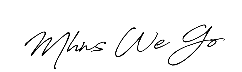 It looks lik you need a new signature style for name Mhns We Go. Design unique handwritten (Antro_Vectra_Bolder) signature with our free signature maker in just a few clicks. Mhns We Go signature style 7 images and pictures png