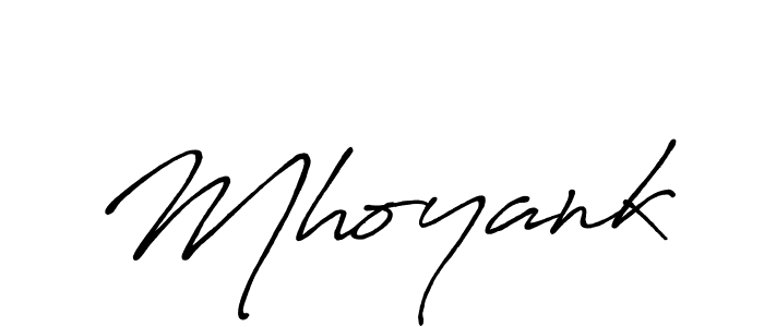 The best way (Antro_Vectra_Bolder) to make a short signature is to pick only two or three words in your name. The name Mhoyank include a total of six letters. For converting this name. Mhoyank signature style 7 images and pictures png