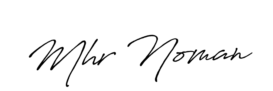 Once you've used our free online signature maker to create your best signature Antro_Vectra_Bolder style, it's time to enjoy all of the benefits that Mhr Noman name signing documents. Mhr Noman signature style 7 images and pictures png